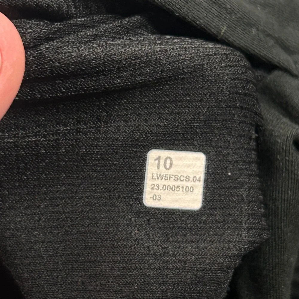 Lululemon It's Rulu Run High-Rise Jogger Black 10 Active Athleisure Flaw See Pic